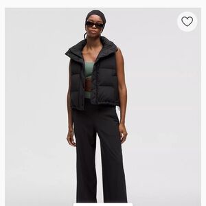 Lululemon crop puffer vest